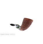 Fiamma di re Heather Line Pfeife, Hornform, rustikales Briar-Finish - Tabakpfeifen