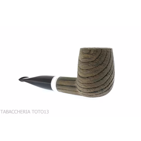 Billiard pipe Maigret 1201 in briar Bog oak limited edition - Tobacco Pipes - Bog oak