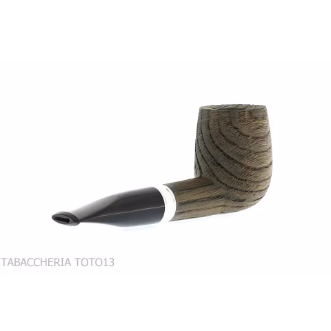 Billiard pipe Maigret 1201 in briar Bog oak limited edition - Tobacco Pipes - Bog oak