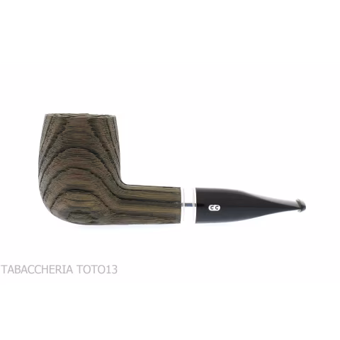 Billiard pipe Maigret 1201 in briar Bog oak limited edition - Tobacco Pipes - Bog oak