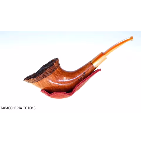 Albieri posapipe 1 posti magnetico in pelle rosso scuro - Accessori Per Pipe