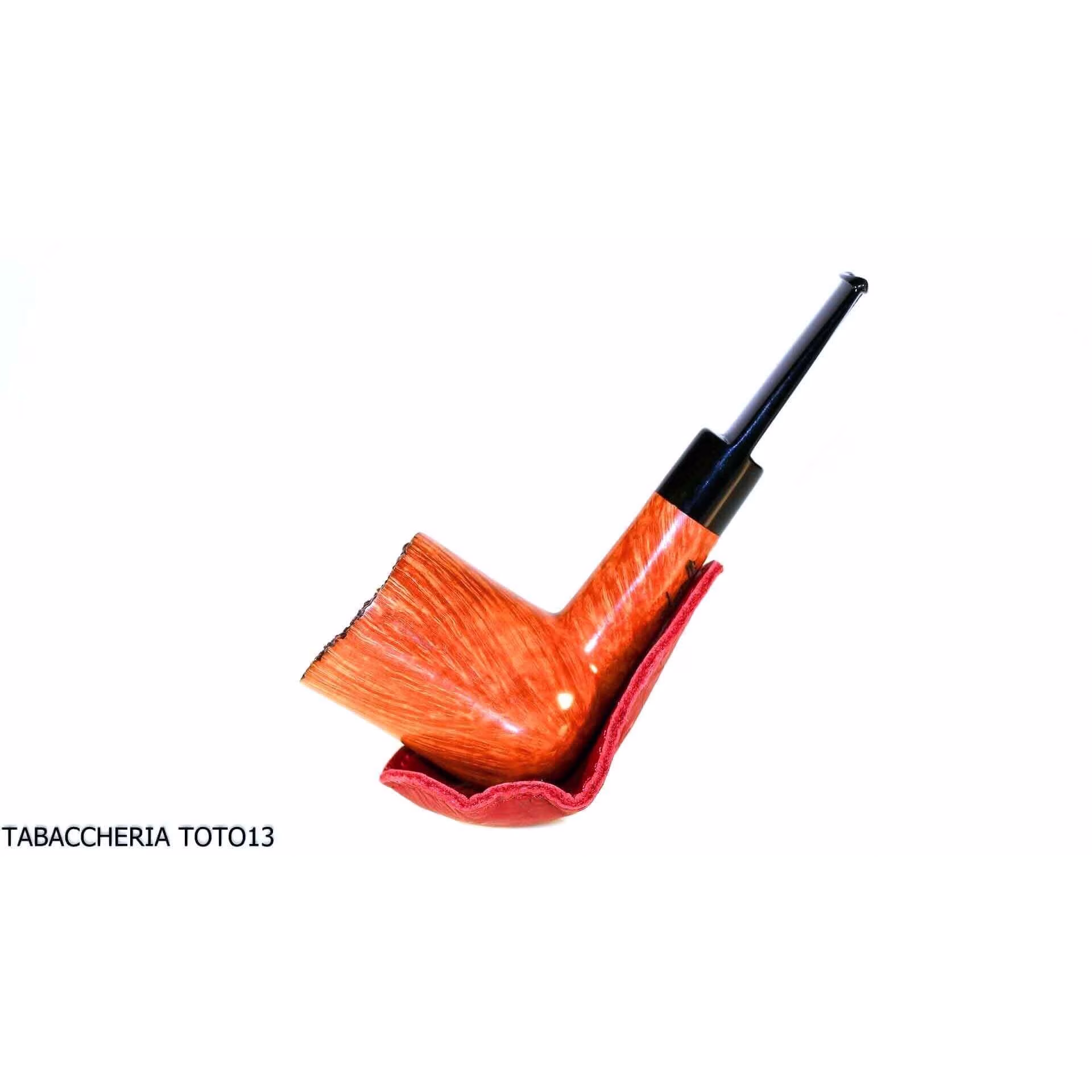 Albieri posapipe 1 posti magnetico in pelle rosso scuro - Accessori Per Pipe