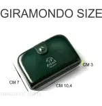 Giramondo portamonete e porta carte di credito in cuoio fiorentino colorato - Articoli regalo
