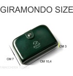 Globetrotter coin purse and credit card holder in colored Florentine leather - Gifts Ideas - Florentine leather