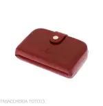 Giramondo portamonete e porta carte di credito in cuoio fiorentino colorato - Articoli regalo