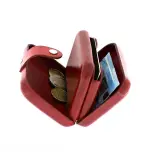 Porte-monnaie et porte-cartes de crédit Globetrotter en cuir florentin coloré - Cadeaux - Cuir florentin