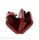 Globetrotter coin purse and credit card holder in colored Florentine leather - Gifts Ideas - Florentine leather