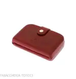 Giramondo portamonete e porta carte di credito in cuoio fiorentino colorato - Articoli regalo