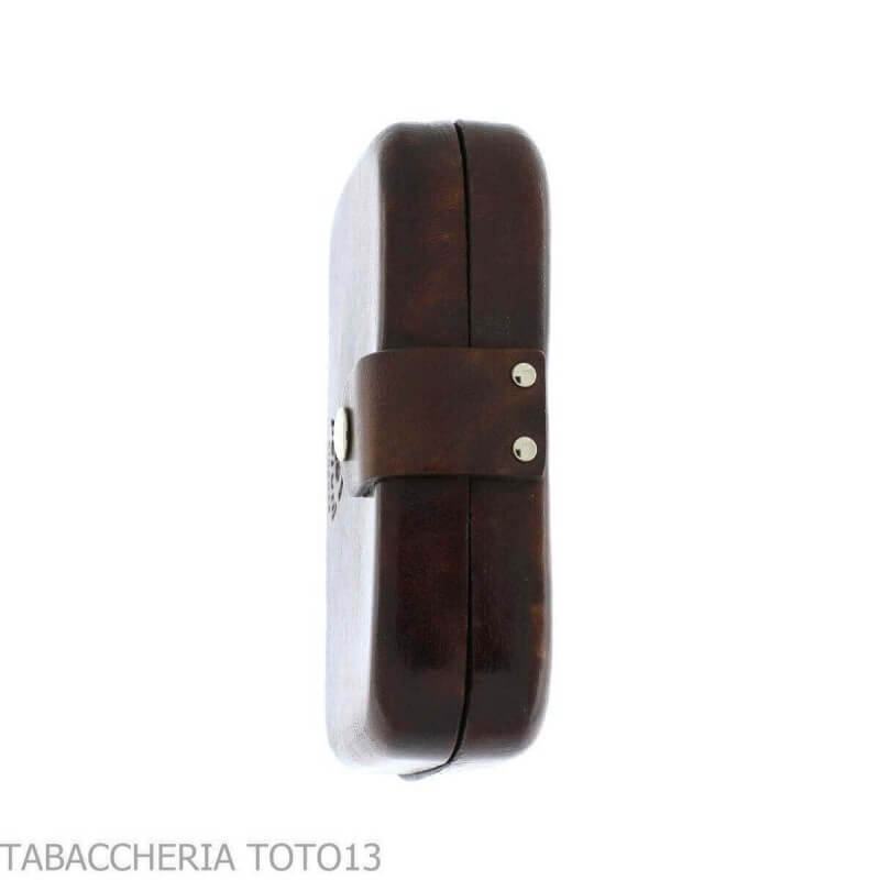 Giramondo portamonete e porta carte di credito in cuoio fiorentino colorato - Peroni Firenze