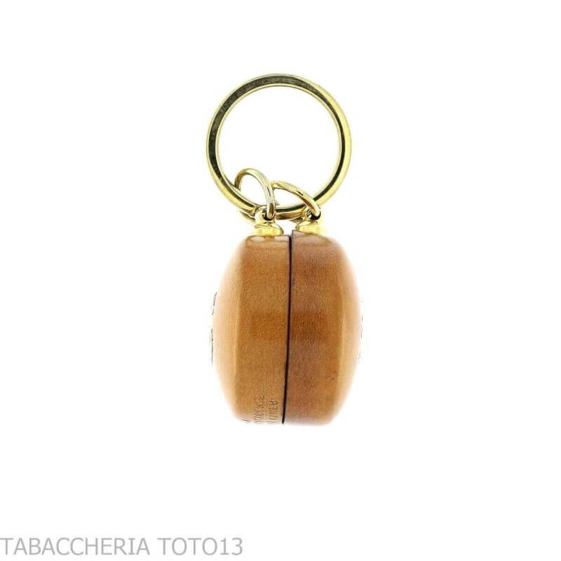 Key ring - pillbox in Florentine leather - Peroni Firenze