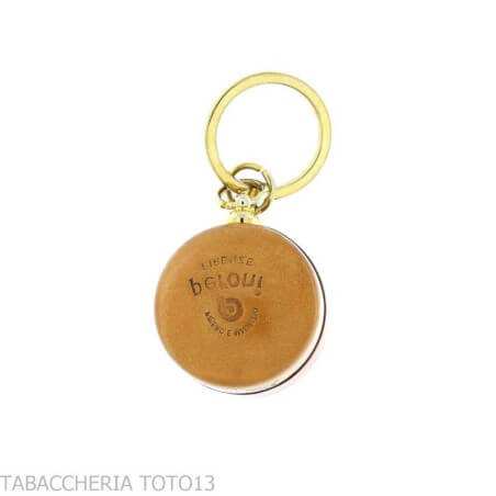 Llavero - pastillero en cuero florentino - Peroni Firenze