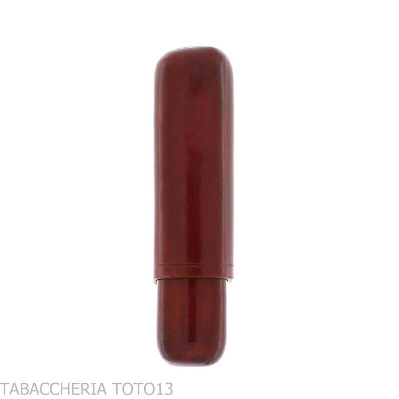 Taschen-Zigarrenetui aus farbigem Florentiner Leder für 2 halbe toskanische Zigarren - Peroni Firenze