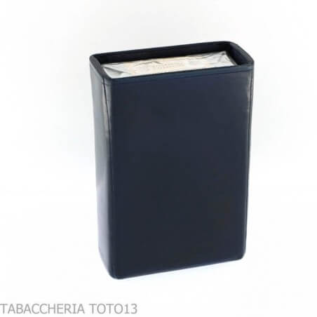 Cigarette pack holder in colored Florentine leather Peroni Firenze Cigarette case