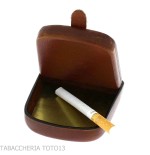 Posacenere da tasca in cuoio fiorentino - Accessori Per Sigari