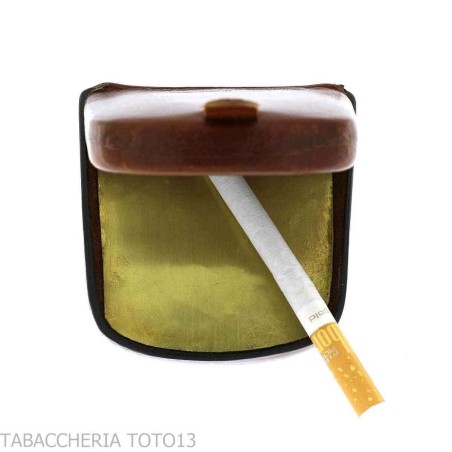 Posacenere da tasca in cuoio fiorentino - Accessori Per Sigari