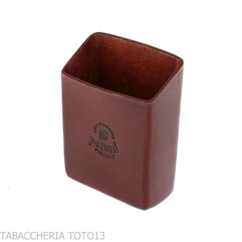 Etui für Zigarettenschachtel mit schrägem Schnitt aus farbigem Florentiner Leder - Zubehör Für Zigaretten Und Rolling