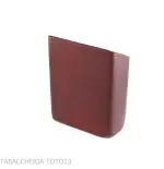 Estuche para cajetilla de cigarrillos con corte oblicuo en piel florentina de color - Accesorios Para Cigarrillos y Laminado