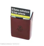 Etui für Zigarettenschachtel mit schrägem Schnitt aus farbigem Florentiner Leder - Zubehör Für Zigaretten Und Rolling