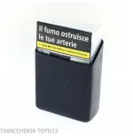 Estuche para cajetilla de cigarrillos con corte oblicuo en piel florentina de color - Accesorios Para Cigarrillos y Laminado