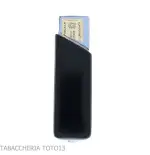 Etui für Zigarettenschachtel mit schrägem Schnitt aus farbigem Florentiner Leder - Zubehör Für Zigaretten Und Rolling