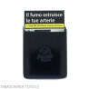 Case for pack of cigarettes with oblique cut in colored Florentine leather Peroni Firenze Cigarette case