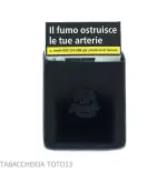 Estuche para cajetilla de cigarrillos con corte oblicuo en piel florentina de color - Accesorios Para Cigarrillos y Laminado