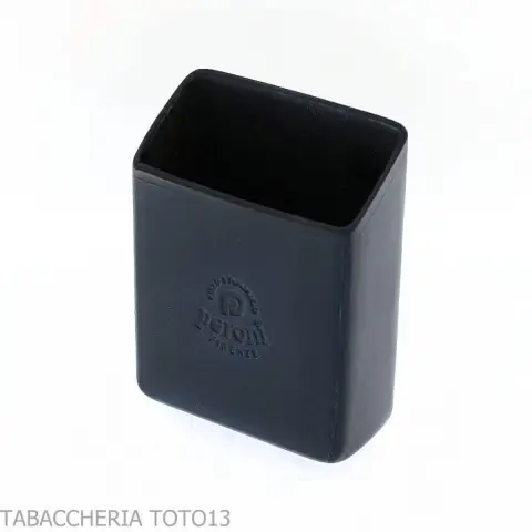 Estuche para cajetilla de cigarrillos con corte oblicuo en piel florentina de color - Accesorios Para Cigarrillos y Laminado
