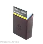 Etui für Zigarettenschachtel mit schrägem Schnitt aus farbigem Florentiner Leder - Zubehör Für Zigaretten Und Rolling