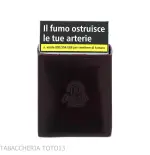 Estuche para cajetilla de cigarrillos con corte oblicuo en piel florentina de color - Accesorios Para Cigarrillos y Laminado