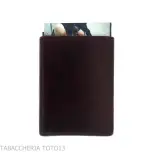 Etui für Zigarettenschachtel mit schrägem Schnitt aus farbigem Florentiner Leder - Zubehör Für Zigaretten Und Rolling