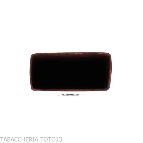 Estuche para cajetilla de cigarrillos con corte oblicuo en piel florentina de color - Accesorios Para Cigarrillos y Laminado