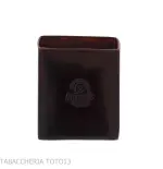 Estuche para cajetilla de cigarrillos con corte oblicuo en piel florentina de color - Accesorios Para Cigarrillos y Laminado