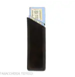Estuche para cajetilla de cigarrillos con corte oblicuo en piel florentina de color - Accesorios Para Cigarrillos y Laminado