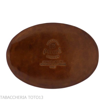 Petite table verticale porte-cigare en cuir florentin - Accessoires Cigare - Cuir florentin