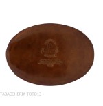 Tabaquera vertical pequeña mesa en cuero florentino - Accesorios Del Cigarro