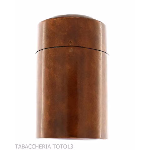 Small vertical table holder in Florentine leather - Accessories Cigar - Florentine leather