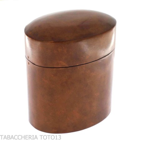 Kleine vertikale Tischzigarrenhalterung aus Florentiner Leder - Zubehör Cigar