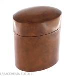 Petite table verticale porte-cigare en cuir florentin - Accessoires Cigare - Cuir florentin