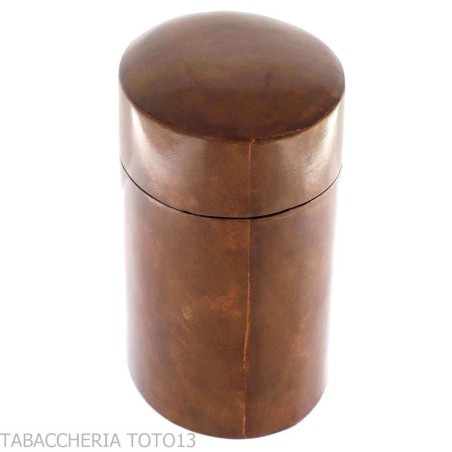 Kleine vertikale Tischzigarrenhalterung aus Florentiner Leder - Zubehör Cigar