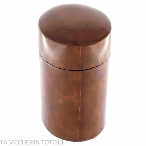 Small vertical table holder in Florentine leather - Accessories Cigar - Florentine leather