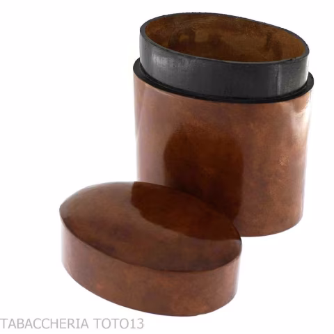 Small vertical table holder in Florentine leather - Accessories Cigar - Florentine leather