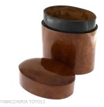 Kleine vertikale Tischzigarrenhalterung aus Florentiner Leder - Zubehör Cigar