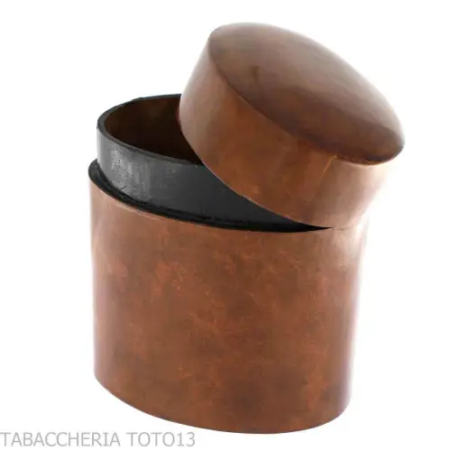Kleine vertikale Tischzigarrenhalterung aus Florentiner Leder - Zubehör Cigar