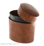 Petite table verticale porte-cigare en cuir florentin - Accessoires Cigare - Cuir florentin