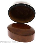 Small vertical table holder in Florentine leather - Accessories Cigar - Florentine leather