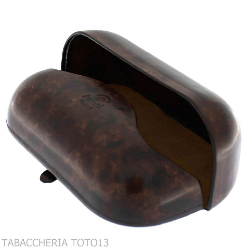 Rigid glasses case in Florentine leather - Gifts Ideas - Florentine leather