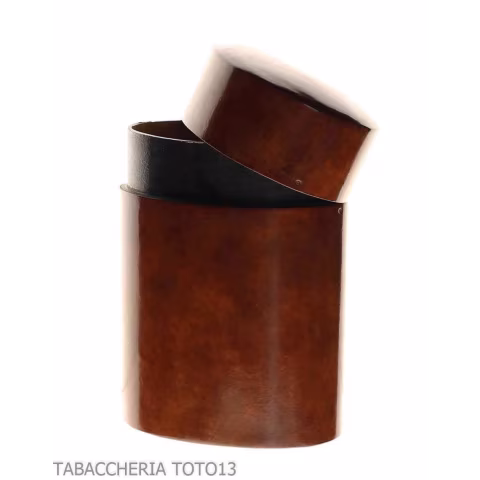 Large table vertical cigar holder in Florentine leather - Accessories Cigar - Florentine leather