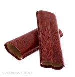 Romeo y Julieta pocket cigar case in crocodile bordeaux leather - Accessories Cigar