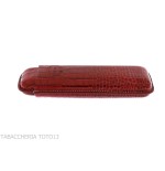 Romeo y Julieta pocket cigar case in crocodile bordeaux leather - Accessories Cigar