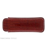 Romeo y Julieta pocket cigar case in crocodile bordeaux leather - Accessories Cigar